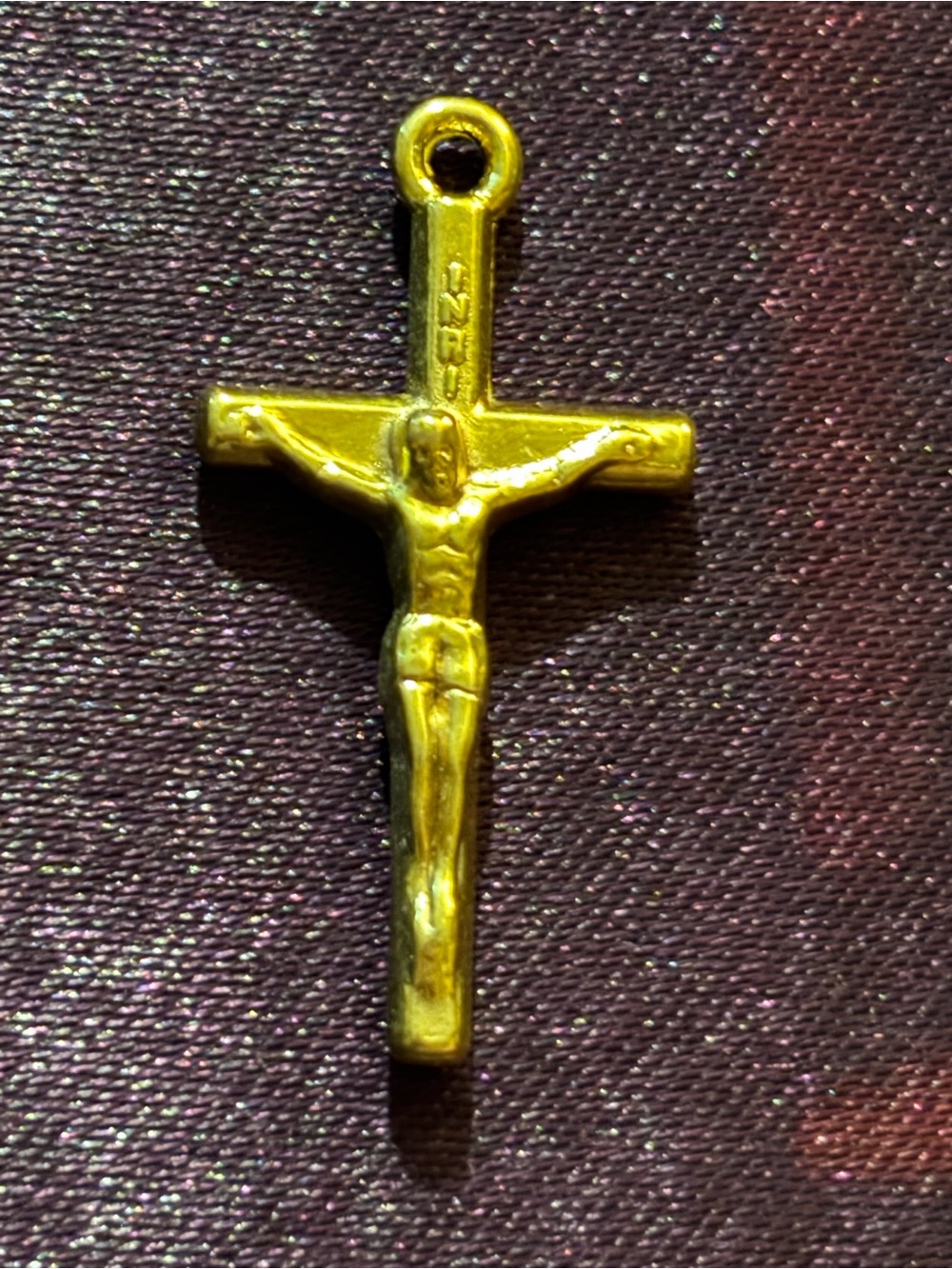 Gold Cross Necklace Pendant Jesus - Accessories